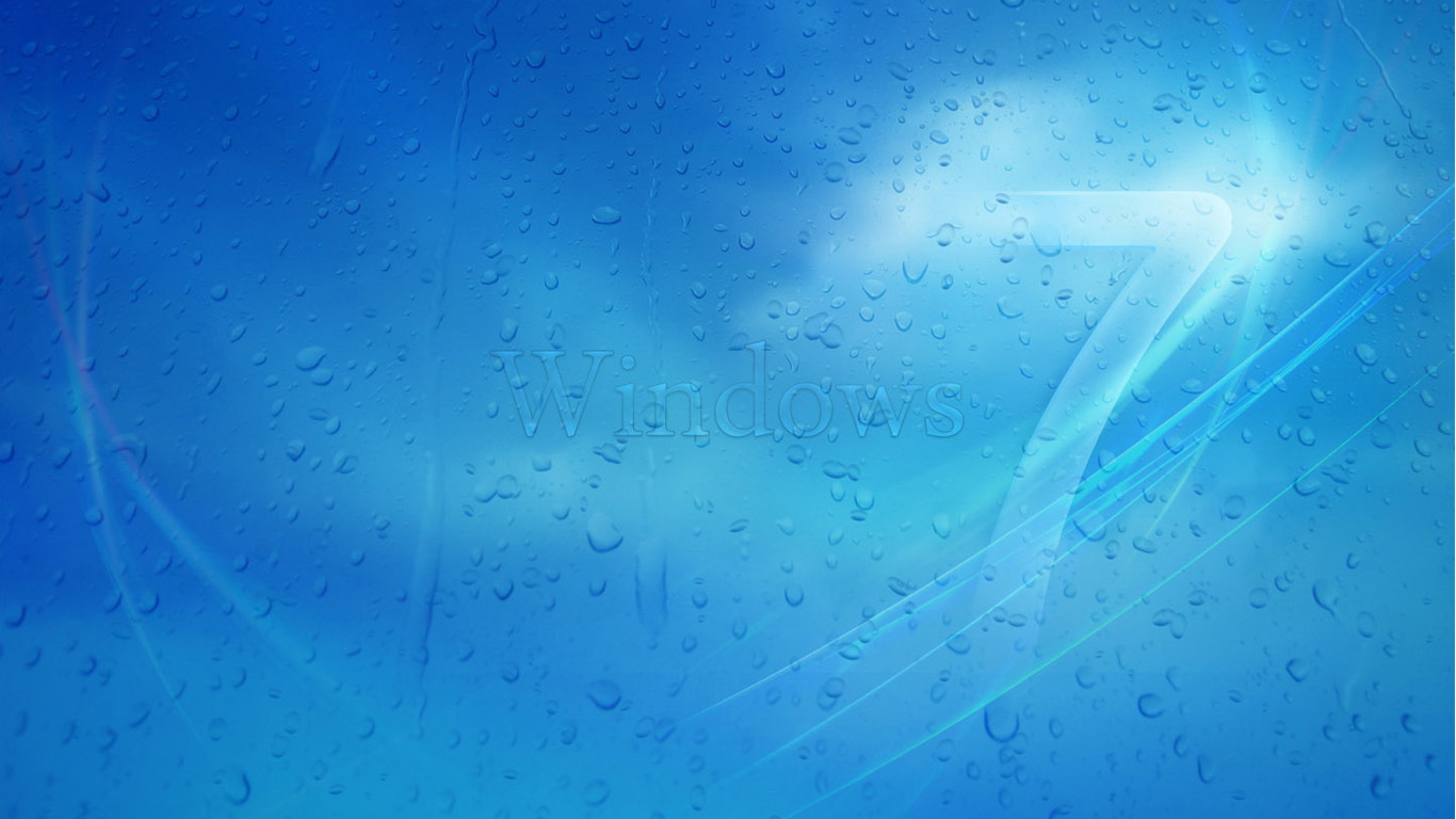 windows桌面壁纸彼岸,windows桌面壁纸经典 win7水滴壁纸 彼岸桌面壁纸 -1366x768