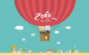 Ʋ,Happy New Year,2015Ԫ,,Сè,,ֽ