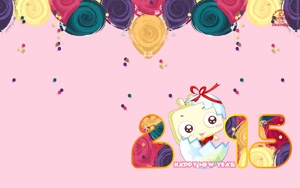 ,Ԫ,2015,,Happy New Year,ֽ