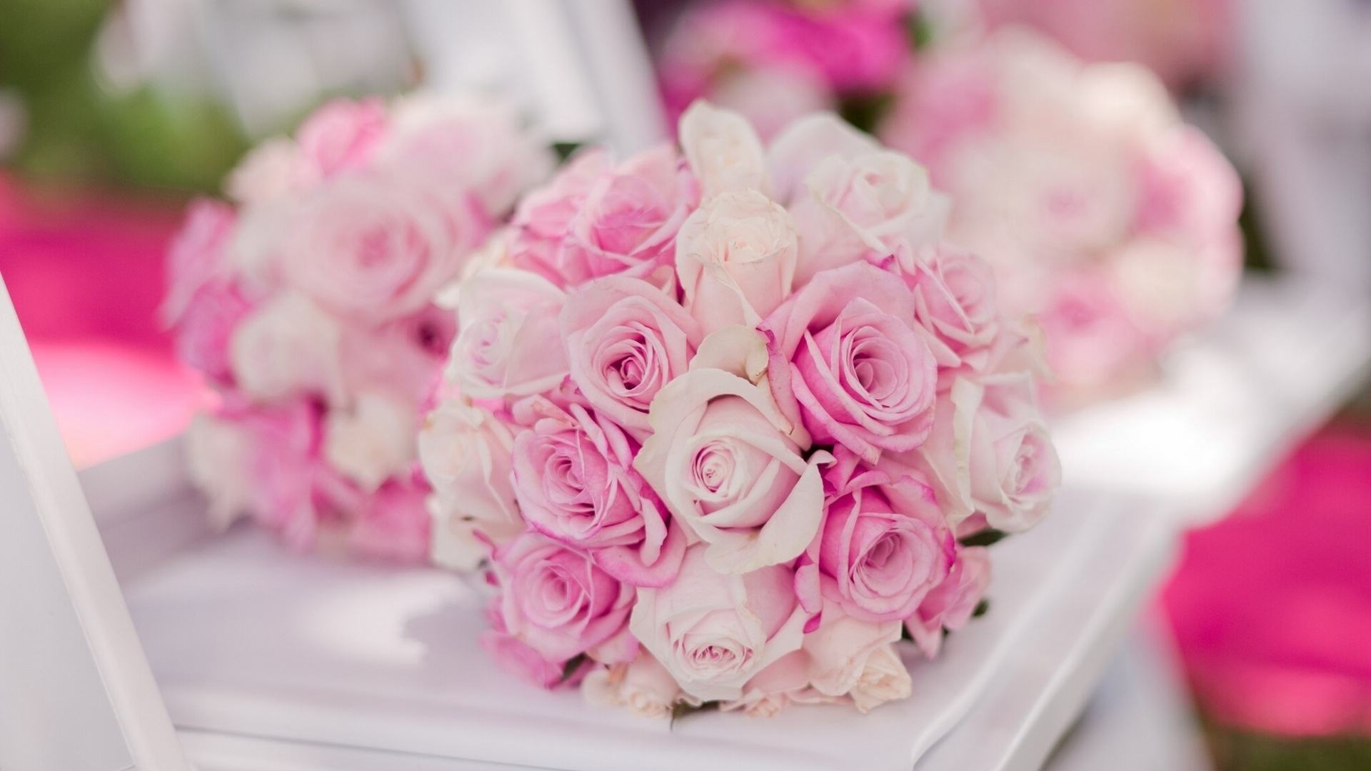 鲜花 玫瑰 花束 粉色玫瑰花高清桌面壁纸 彼岸壁纸手机版