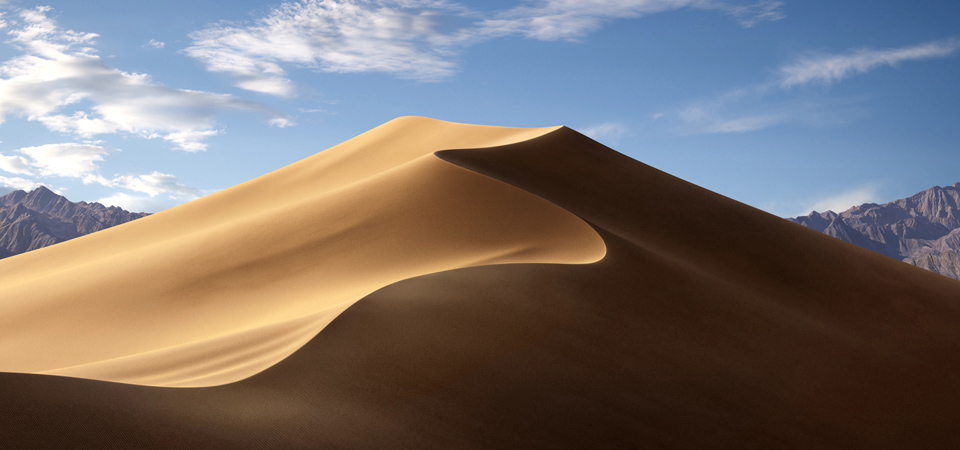  ƻ��macOS Mojave Ī��ΤɳĮ����羰��ֽ