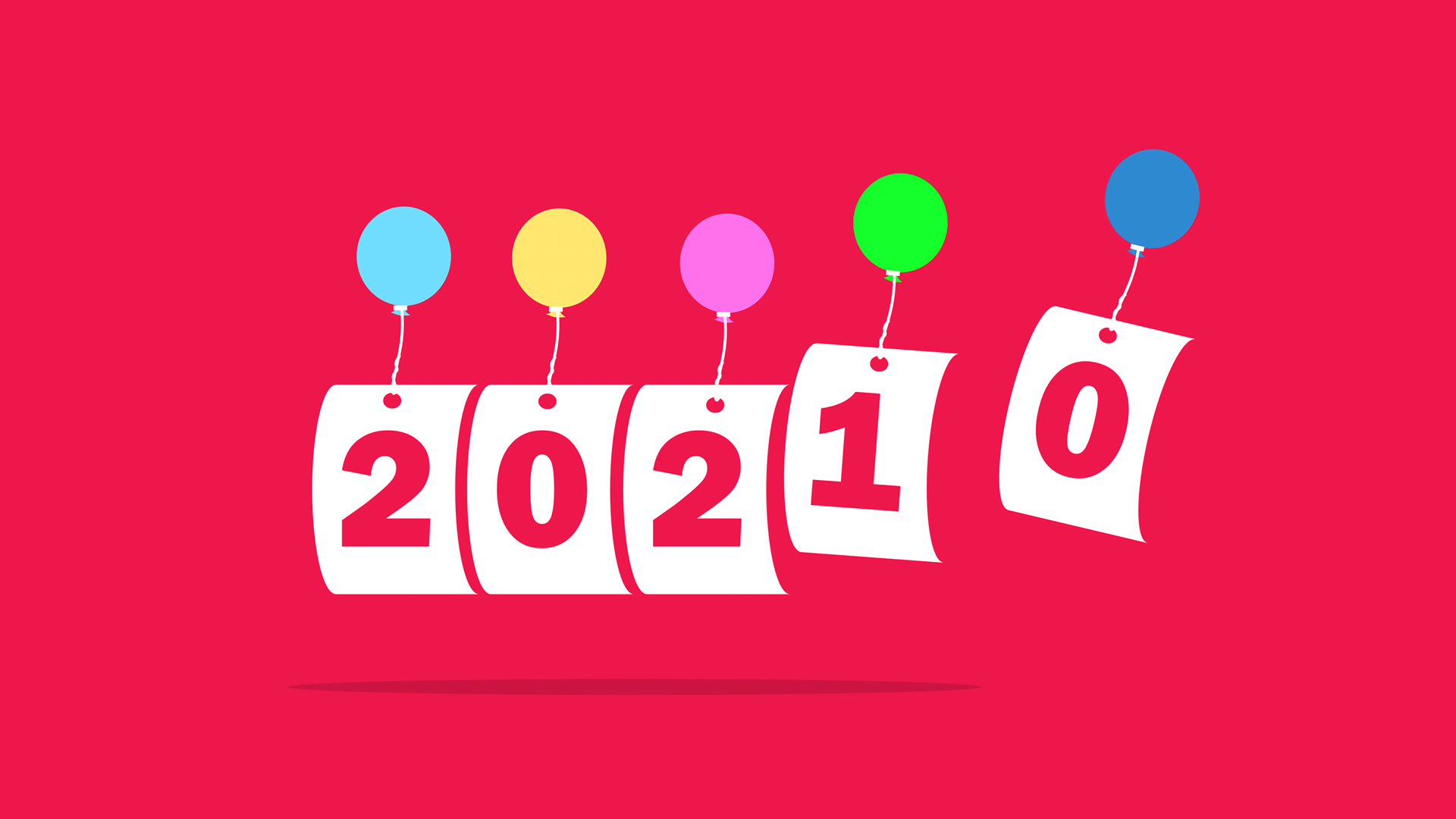 2021年新年快乐电脑壁纸高清大图预览1920x1080 节日壁纸下载 彼岸桌面