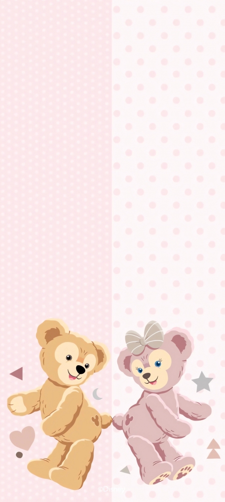 可爱玩具小熊情侣手机壁纸