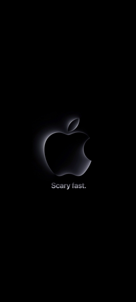 苹果logo标志 黑色背景 手机高清壁纸