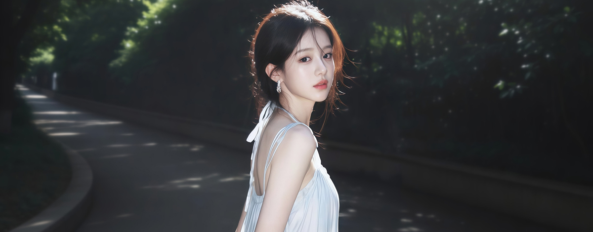 ��԰ ��Ů���� ��ɫȹ�� 4K��ֽ