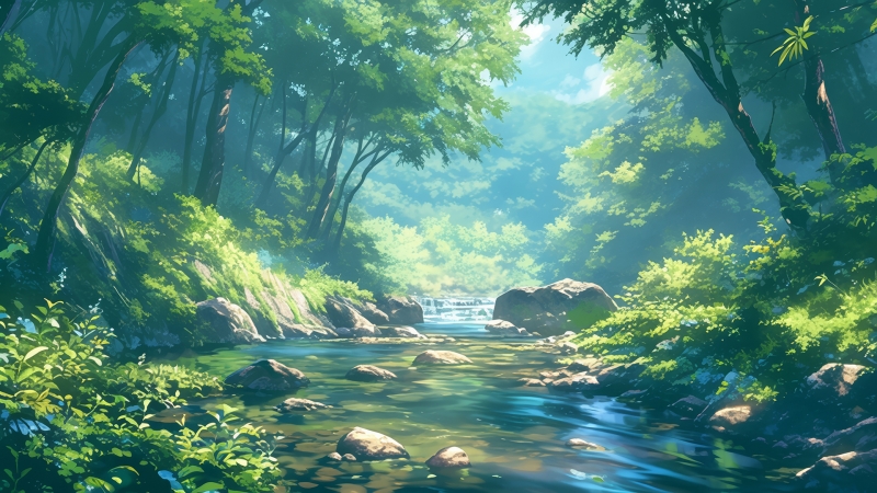 ����ɽ��СϪ ��ɫ���۷羰�����ֽ