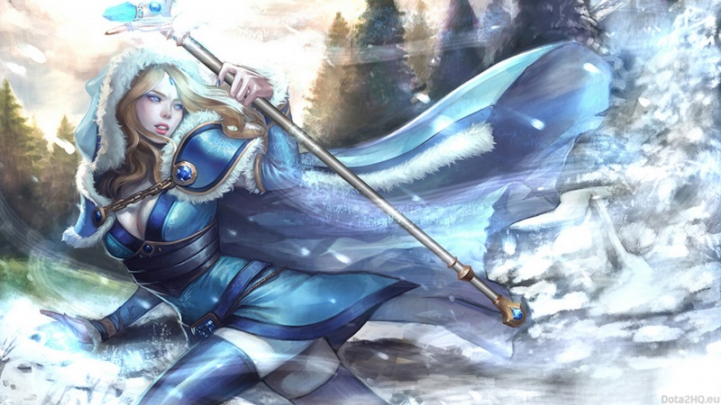 Ů,ѩ,Ů,Dota 2,Rylai,ϷŮԱֽ