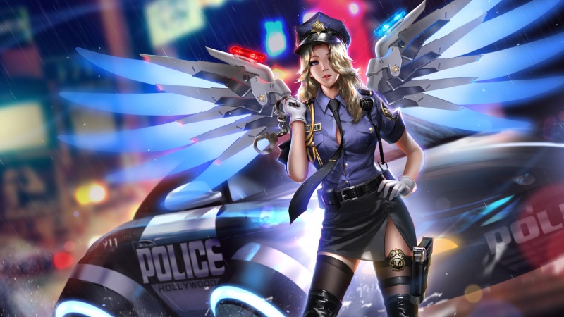 Ů,,Officer Mercyֽ